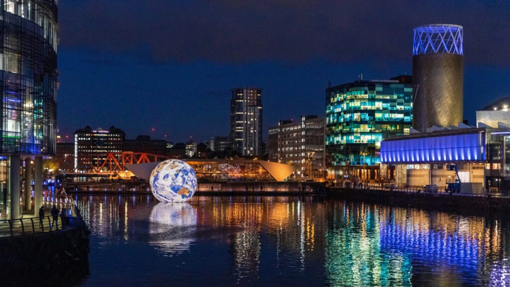 Manchester Property At Night