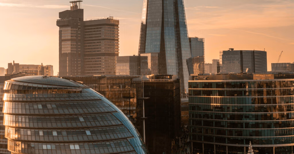 image of the shard skyline for the article to visualise property investment for beginners